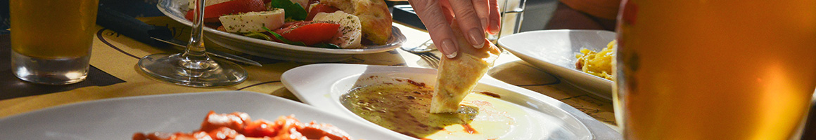 Eating Halal Mediterranean at OLAYA Café & restaurant restaurant in Chicago, IL.